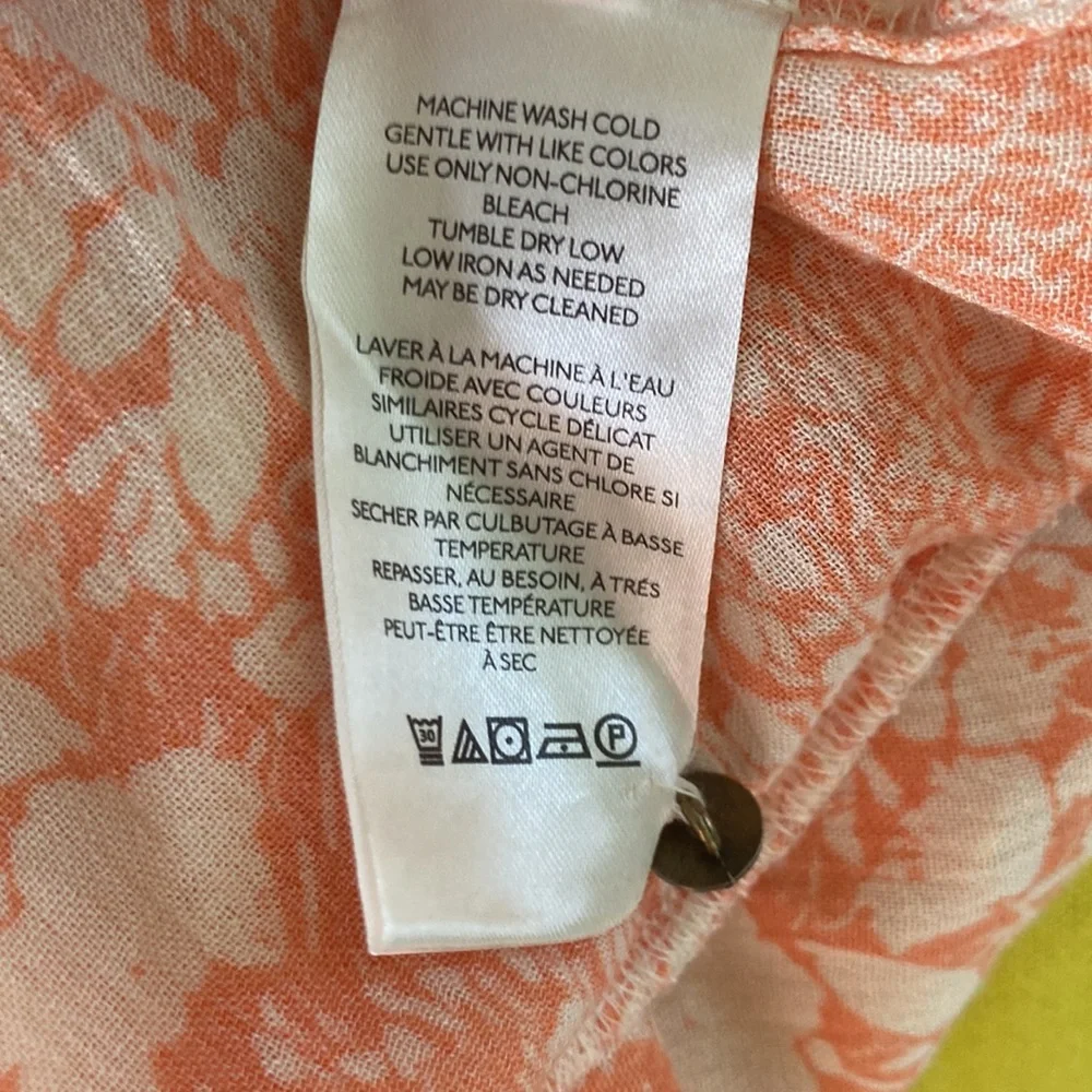 Anthropologie Claudia Floral Embroidered Baby Doll Top - S